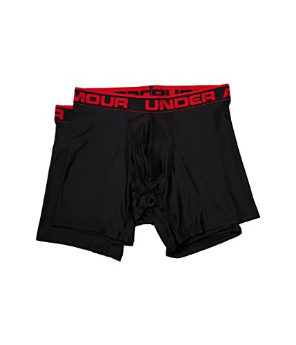 Under Armour UA Original Series 6” Boxerjock – 2-Pack (X-Large, Black)