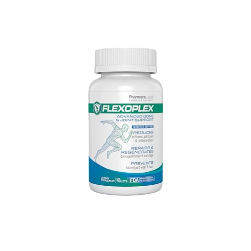 FLEXOPLEX Advanced Bone & Joint Support Formula - Promotes Healthy Joint Function & Offers Natural Relief from Joint Discomfort (120 Tablets)