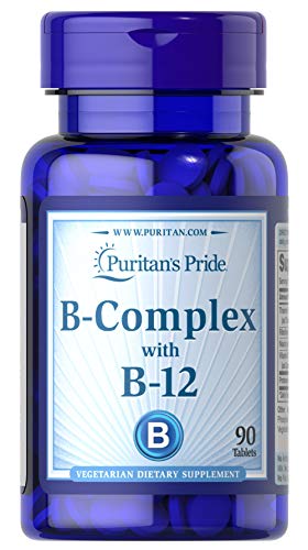 Puritan's Pride Vitamin B-Complex and Vitamin B-12-90 Tablets…