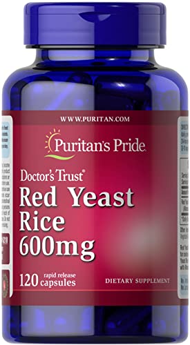 Puritan's Pride Red Yeast Rice 600 Mg, 120 Count