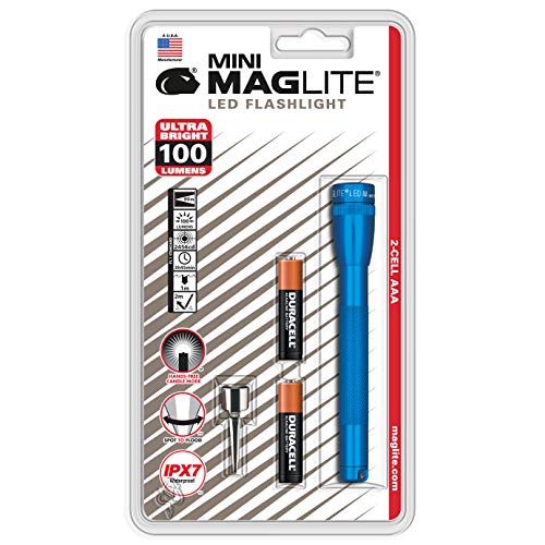 Mini Maglite AAA 2 Cell LED Flashlight Blister Pack - Black